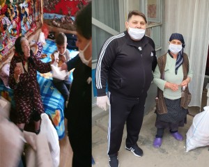 AJUTOR PENTRU 16 FAMILII SĂRACE. PACHETE DE LA ASOCIAŢIA ÎNTREPRINZĂTORILOR RROMI