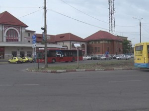 SENS GIRATORIU PENTRU LOCOMOTIVĂ. ANSAMBLU MONUMENTAL LA GARA BUZĂU