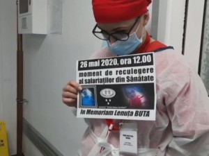 MOMENT DE RECULEGERE, LA UPU BUZĂU. CLIPE DE LINIȘTE, ÎN MEMORIA ASISTENTEI DECEDATE LA BOTOȘANI