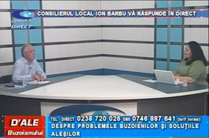 CONSILIERUL LOCAL ION BARBU, ÎN STUDIOUL CAMPUS TV