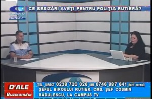 PROBLEMELE DIN TRAFIC, SESIZATE LA CAMPUS TV