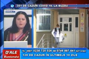 351 CAZURI COVID 19, LA BUZĂU