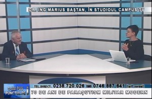 DR. ING. MARIUS BAȘTAN, ÎN STUDIOUL CAMPUS TV