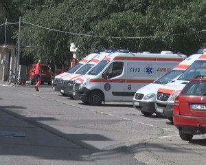 AMBULANȚIERII, LA MUNCĂ. NICI URMĂ DE PROTEST LA BUZĂU