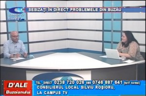 CONSILIERUL LOCAL SILVIU ROȘIORU, LA CAMPUS TV