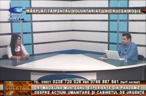 RĂSPLĂTITĂ PENTRU VOLUNTARIAT LA CRUCEA ROȘIE