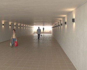 PASAJUL DE LA CATEDRALA SF. SAVA A DEVENIT FUNCȚIONAL. BUZOIENII ÎI RECUNOSC UTILITATEA