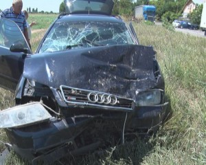 ACCIDENT GRAV PE DN 1B. UN BĂRBAT A AJUNS LA SPITAL