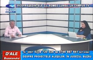 VICEPREȘEDINTELE CONSILIULUI JUDEȚEAN, ROMEO LUNGU, LA CAMPUS TV