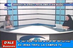 PROBLEMELE DIN BUZĂU, SESIZATE LA CAMPUS TV