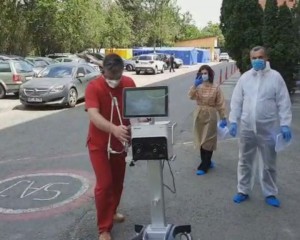DONAȚIE IMPORTANTĂ PENTRU SPITALUL JUDEȚEAN. S-A PRIMIT UN VENTILATOR VITAL PENTRU BOLNAVII DE COVID