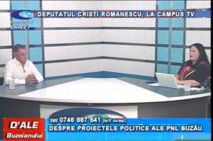 DEPUTATUL CRISTI ROMANESCU, LA CAMPUS TV