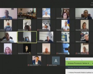 CLM ON LINE. ȘEDINȚA DE ASTĂZI S-A DESFĂȘURAT ÎN MEDIUL VIRTUAL