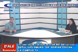 PROBLEMELE BUZOIENILOR, SESIZATE LA CAMPUS TV