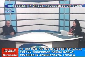 FOSTUL VICEPRIMAR FĂNICĂ BÂRLĂ, REVENIRE ÎN ADMINISTRAȚIA LOCALĂ