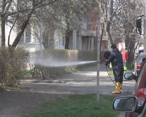 NU SUNT BANI PENTRU DEZINFECȚIE. CAMPANIE ABANDONATĂ DUPĂ PRIMA ÎNCERCARE