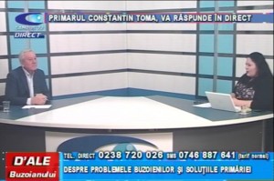 PRIMARUL CONSTANTIN TOMA, LA CAMPUS TV