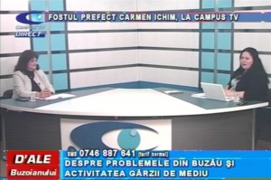 FOSTUL PREFECT CARMEN ICHIM, LA CAMPUS TV