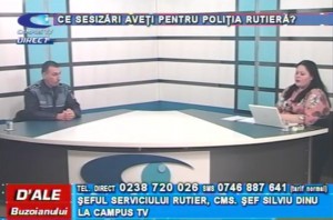 PROBLEMELE DIN TRAFIC, SESIZATE LA CAMPUS TV