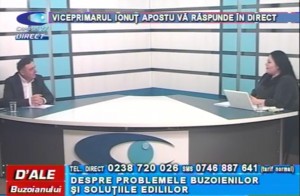 VICEPRIMARUL IONUȚ APOSTU, LA CAMPUS TV