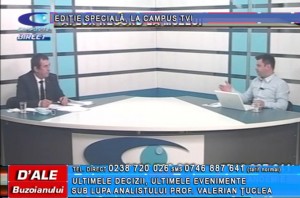 EDIȚIE SPECIALĂ, LA CAMPUS TV!