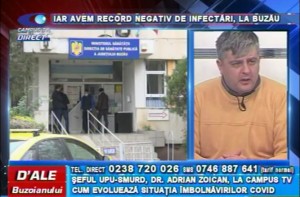 IAR AVEM RECORD NEGATIV DE INFECTĂRI LA BUZĂU