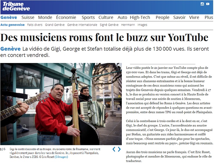 muzicanti romi in geneva