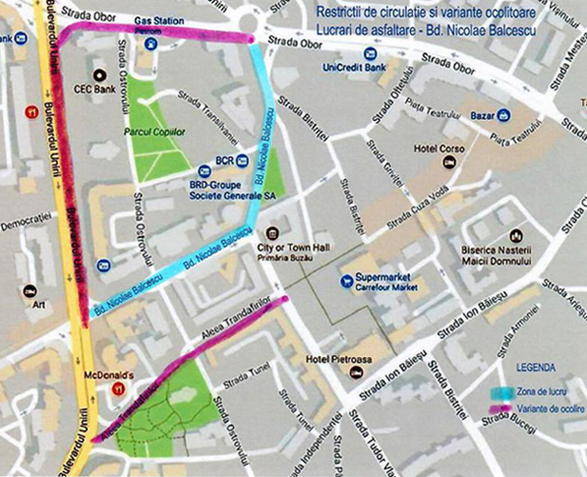 HARTA LUCRĂRI CENTRU