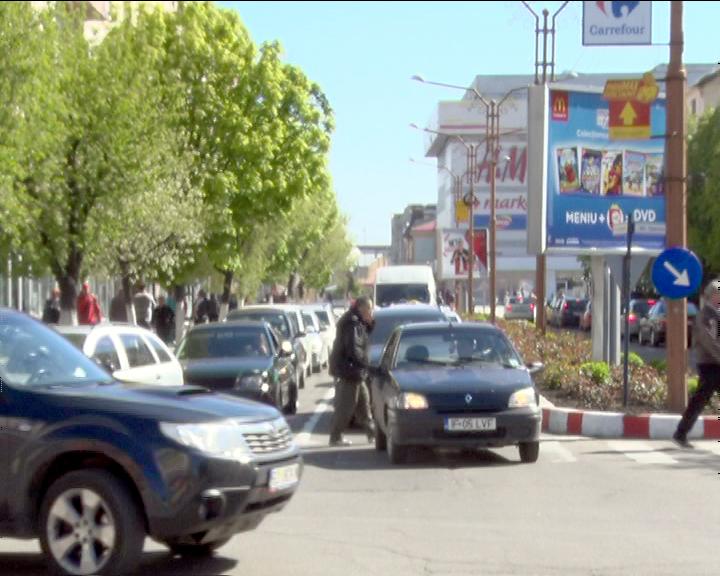 Trafic rutier studiat. Impactul „zonei pietonale” în circulația auto