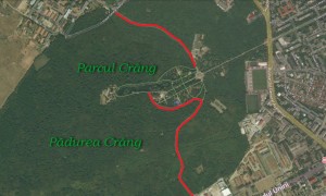 parcul crang alei acces