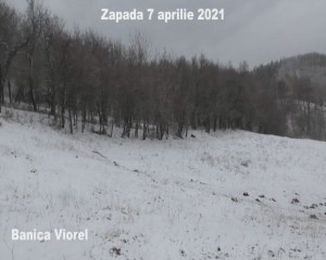 zapada la munte in aprilie 2021