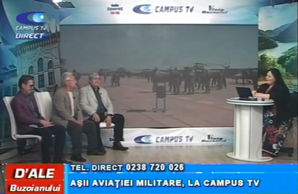 Așii aviației militare, la CAMPUS TV