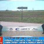 Primarul Constantin Toma, la CAMPUS TV. Comuna Țintești, cartier al Buzăului? Sunteți de acord?