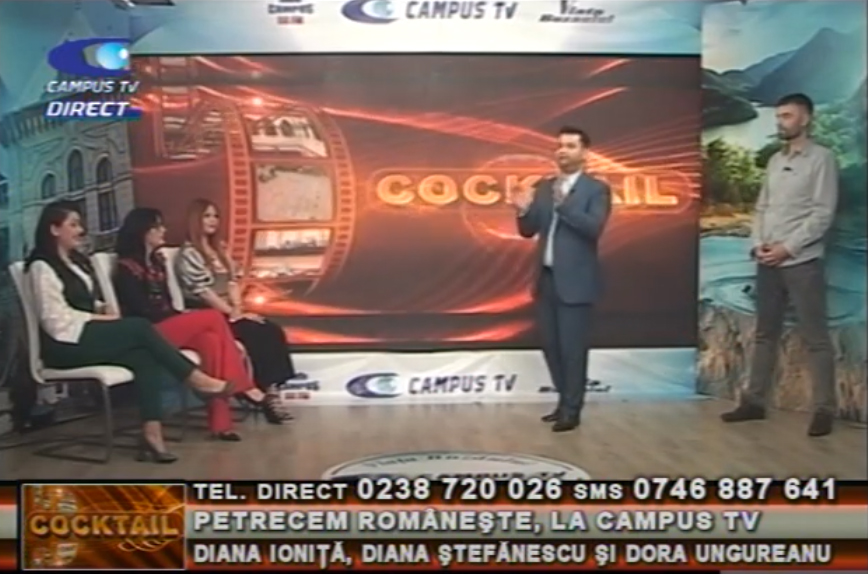 Petrecem românește, la CAMPUS TV! Diana Ioniță, Diana Ștefănescu și Dora Ungureanu