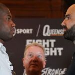 Mulțumiri tuturor împătimiților de box. Bogdan Dinu, mesaj pentru fani, la întoarcerea în țară