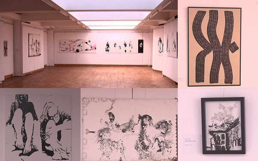 Spațiu și umbră. Expoziție de grafică a artistei Balazs Boglar