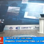 Primarul Constantin Toma, la Campus TV