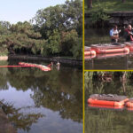 Şantier pe Heleșteu. Cele două arteziene sunt în construcție