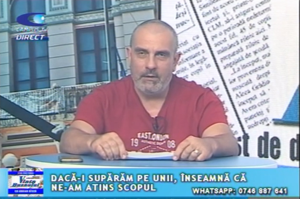Știri fără perdea. Dacă-i supărăm pe unii, înseamnă că ne-am atins scopul!
