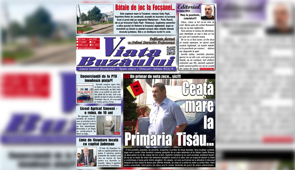 VIAŢA BUZĂULUI  – O NOUĂ EDIŢIE!