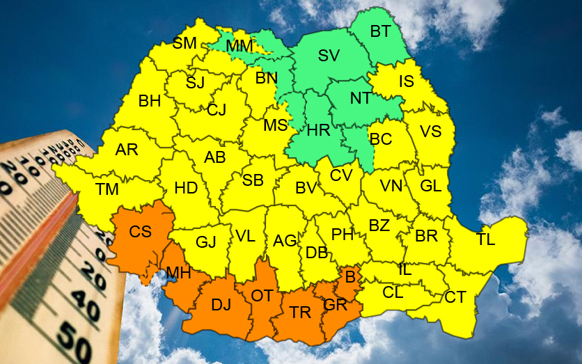 Căldură mare, mon cher! Zilele caniculare încing orașul