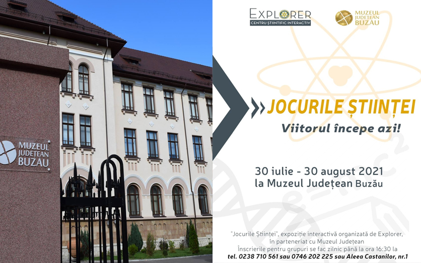 Viitorul începe azi. Caravana „Jocurile Ştiinţei” revine la Buzău