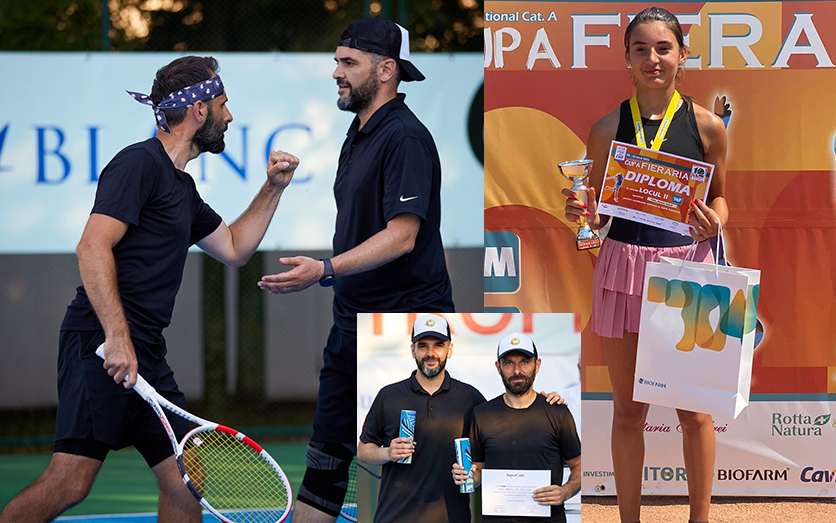 Campioni la fileu, câștigători în viață. Donație de 3.000 de euro, pentru o tenismenă din Buzău