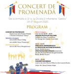 Concerte de promenadă, în parcurile buzoiene. Când și unde va cânta fanfara militară