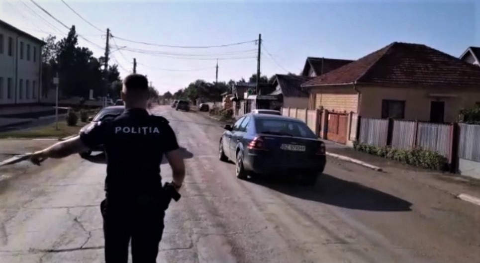Executantul lucrărilor de pe DJ 203K a fost amendat de Poliție