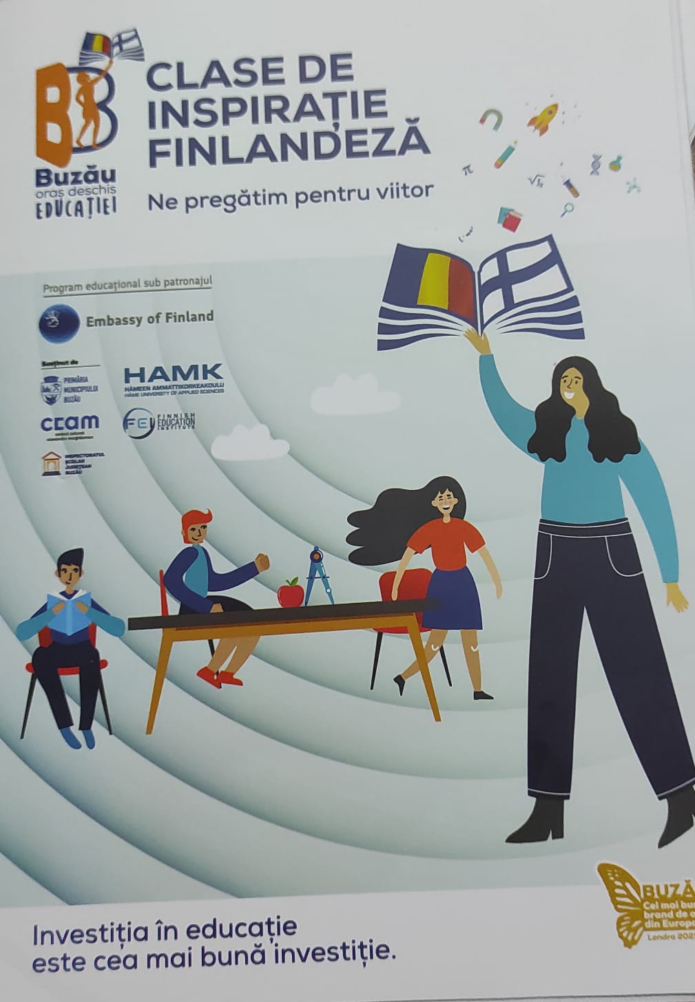 Clase de inspirație finlandeză. A început proiectul-pilot lansat de Municipalitate.