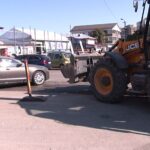 Bară la bară pe Transilvaniei. Șantierul a ajuns la Clubul Polițiștilor.