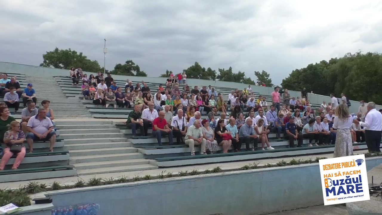 Prima dezbatere publică. Tema întâlnirii a fost Referendumul pentru Buzăul Mare