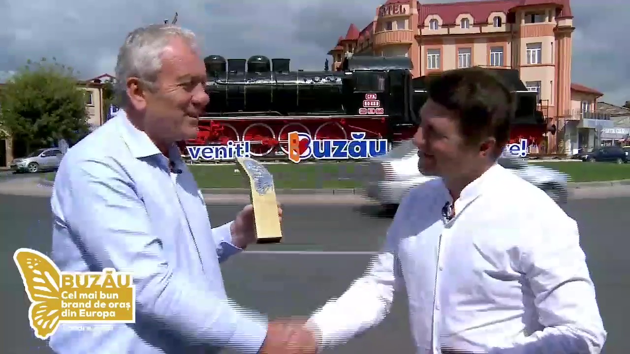 De la Londra la Buzău. A sosit trofeul pentru ”Cel mai bun brand de oraș din Europa”.