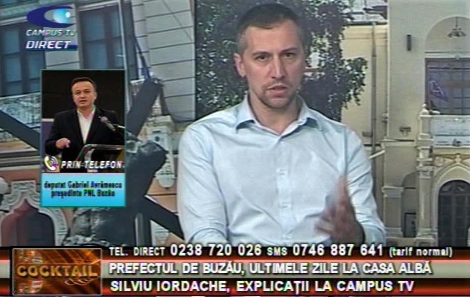 (VIDEO) Contre în direct, la Campus TV. Prefectul Iordache vs. deputatul Avrămescu